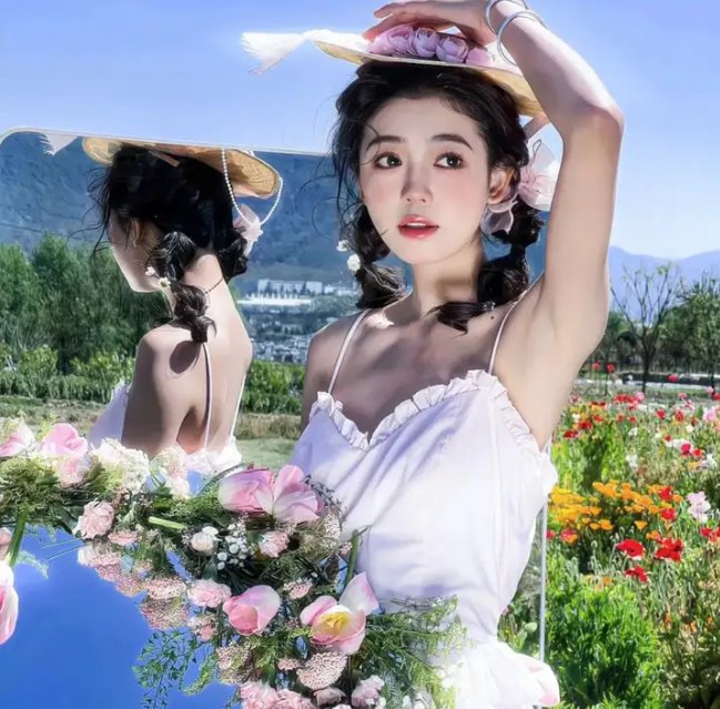 出墙红杏两家春